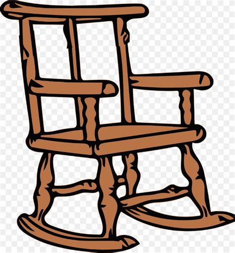 Clip Art Rocking Chairs Openclipart Wooden Rocking Chair Png