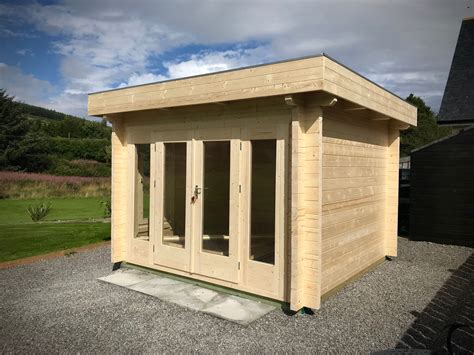 This Is A 3m X 3m Flat Roof Cabin Supplied In 70mm With Concealed