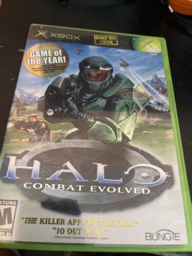 Halo Combat Evolved Bungie Microsoft Xbox 2001 659556745165 Ebay