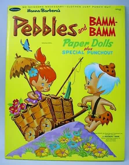 Vintage 1964 Hanna Barberas Pebbles And Bamm Bamm The Flintstones