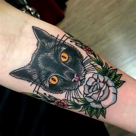 65 Mysterious Black Cat Tattoo Ideas Är De Bra Eller Onda