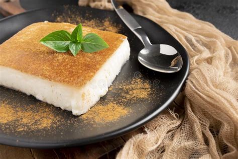 Turkish Dessert Kazandibi Caramelized Milk Pudding With Cinnamon Stock Image Image Of Gourmet