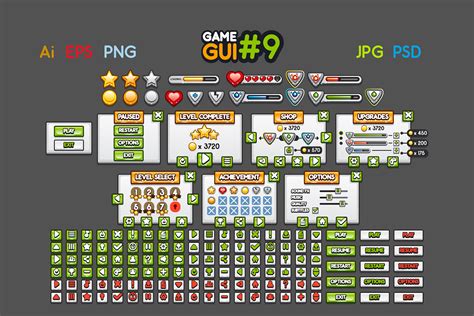 Game Gui Collection On Behance