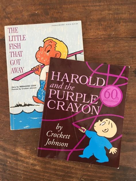 Harold And The Purple Crayon Crockett Johnson And The Little Etsy