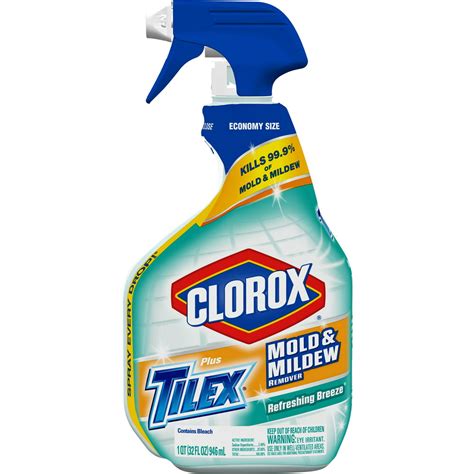 Clorox Plus Tilex Mold And Mildew Remover Spray Bottle Refreshing