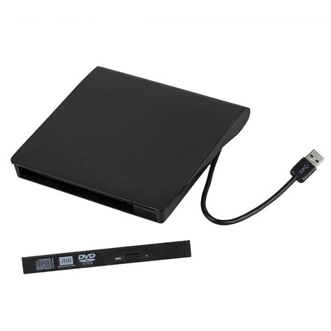 Slim External Usb 30 Dvd Rw Cd Drive Enclosure Case For Notebook Mac