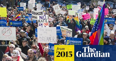 Indiana Activists Protest Law Amid Concern Over Anti Gay Discrimination