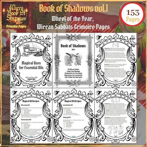 5 out of 5 stars. Wheel of the Year, Book of Shadows, Wiccan Sabbats ...