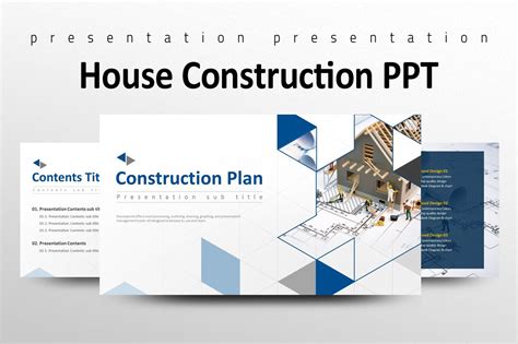House Construction Ppt Presentation Templates Creative Market
