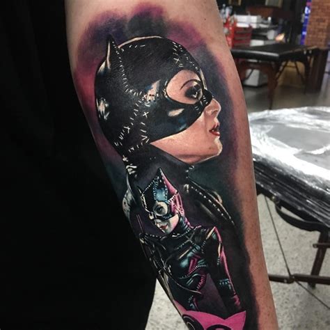 Catwoman Tattoo By Ben Kaye Dbkaye Tattoos Tattoo Artists