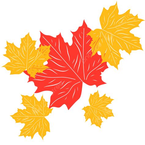 Autumn Leaves Border Clipart Vector Beautiful Autumn Leaves Realistic