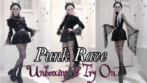 Punk Rave Unboxing And Try On Victoria Lovelace Youtube