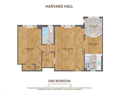 Dc Apartments, Apartment Floor Plan, One Bedroom, Sunroom, Floor Plans