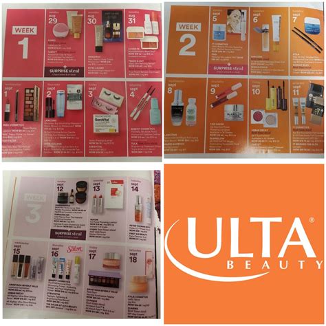 Ulta 21 Days of Beauty Aug 29 - Sep 18 : r/MUAontheCheap