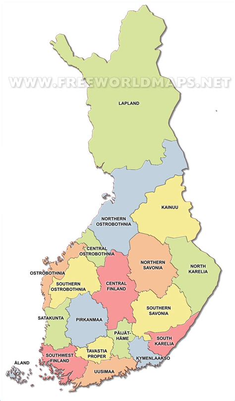 Finland Political Map