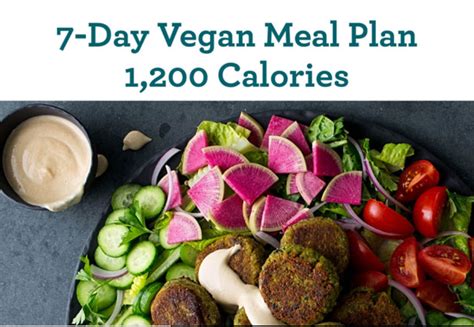 7 Day Vegan Meal Plan 1200 Calories Vegan Meal Plans Nutritious