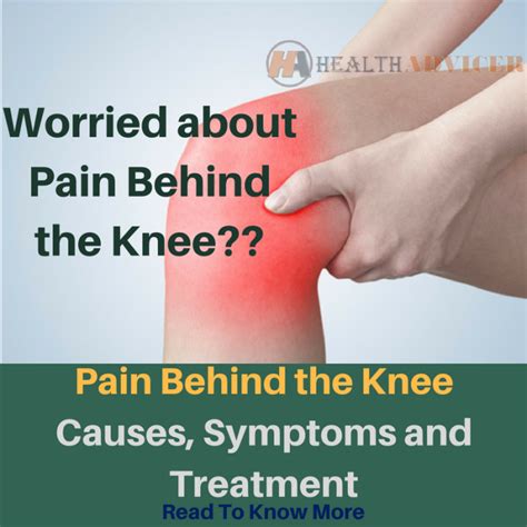 Pain Behind The Knee Causes Picture Symptoms And Treatment