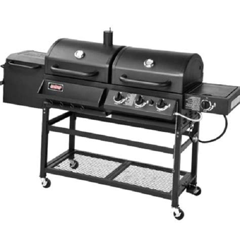 Fortunately, in 2021, many of the top grill manufacturers now make smoker and grill combos—less big boys toys on the patio, as the wife says. Hybrid Gas And Charcoal Grill BBQ Smoker Box Combo ...