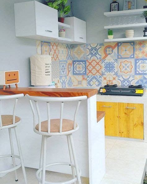 desain dapur minimalis  model keramik dinding dapur