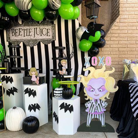 Beetlejuice Decorations Baby Shower Decorations Halloween Pumpkins