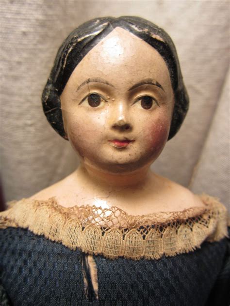 Antique Carved Painted Wood Cloth Folk Doll Circa 1860 S Civil War Era Ebay Folk Doll