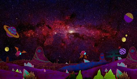 1336x768 Resolution Galaxy Rick And Morty Hd Laptop Wallpaper
