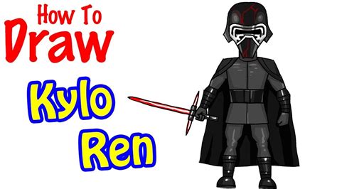 How To Draw A Kylo Ren Cute Easy Step By Step Drawing