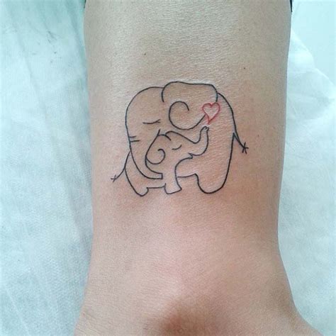 Just look at this mom (or dad) elephant. 61 Cool and Creative Elephant Tattoo Ideas | Page 3 of 6 ...