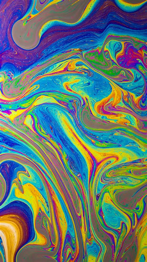 Pin By Cyn Thompson On Rainbow Wallpaper Colorful Artwork Abstract