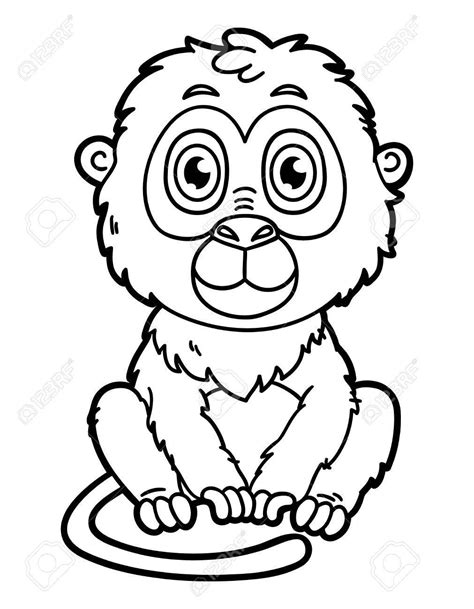 7300 Coloring Pages Of Cute Monkey Latest Free Coloring Pages Printable