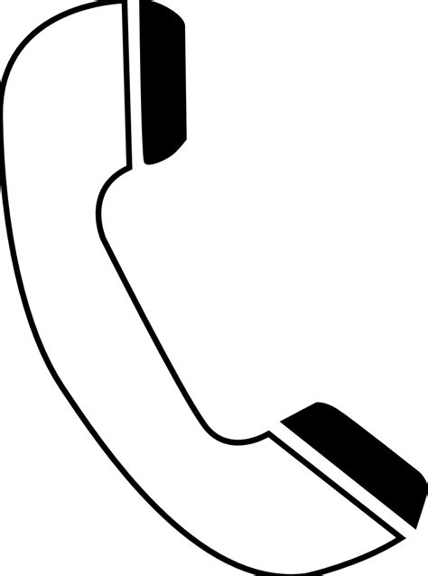 Telephone Clipart Black And White Telephone Black And White