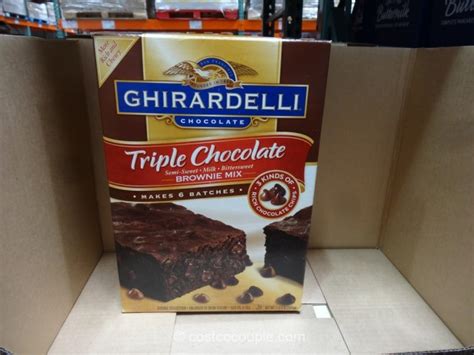 Ghirardelli Triple Chocolate Brownie Mix