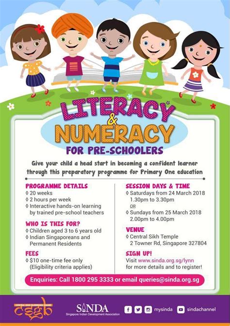 Literacy And Numeracy For Pre Schoolers