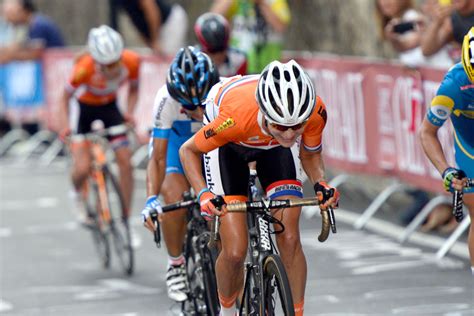 'straight from the beginning marianne was passionate about cycling. Marianne Vos celebrates hard-fought World road race title ...