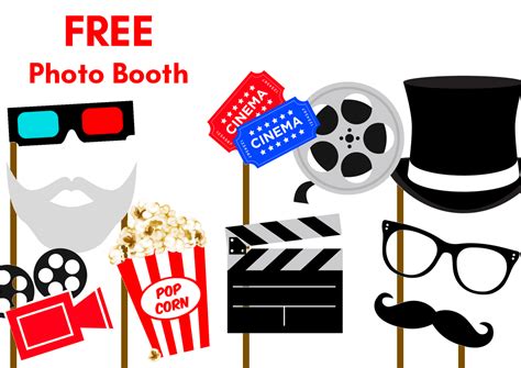 Free Printable Party Photobooth Props Birthday Party Ideas And Themes