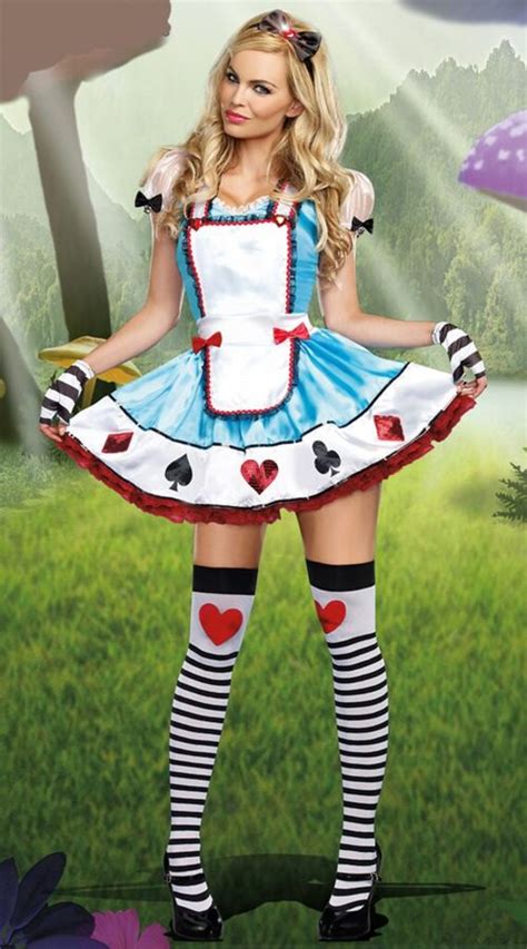 Adult Alice In Wonderland Fancy Dress Ladies Fairy Tale Story