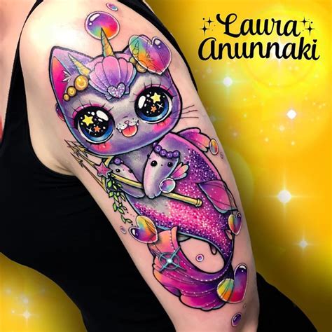 Kawaii Tattoos By Laura Annunaki Kawaii Tattoo Unicorn Tattoos