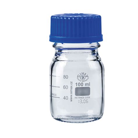 Flacon gradué ISO en verre borosilicaté 3 3