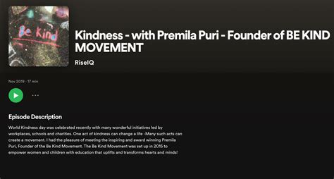 Podcast Interview With Lena Chauhan Ceo Of Riseiq — Be Kind Movement