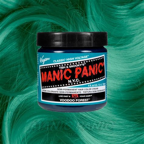 manic panic semi permanent hair dye voodoo forest