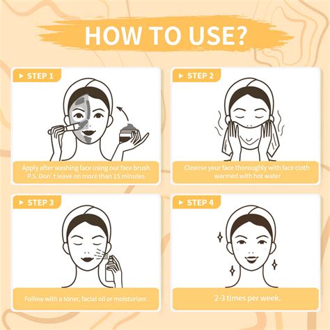 Anairui Turmeric Clay Facial Mask For Acne Skin Brightening Face Mask