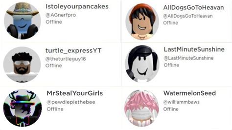 S O To All These Users With Funny Roblox Names Roblox Funny Names