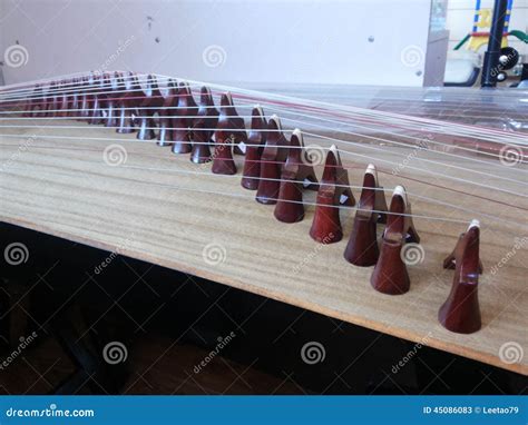 Chinese Zither Stock Image Image Of Cheng Zheng Instrument 45086083