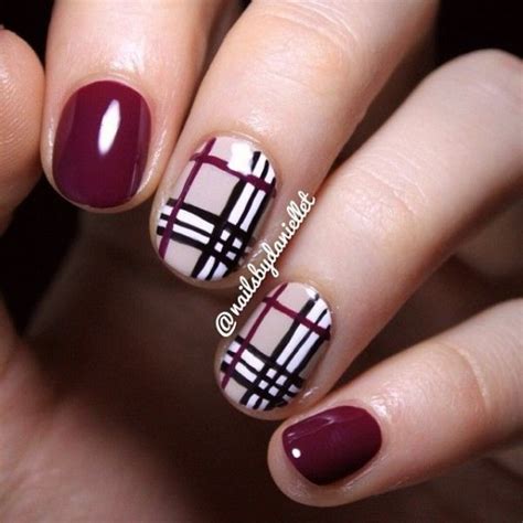 39 Awesome Plaid Nail Art Designs For Your Preppy Days Cute Nails