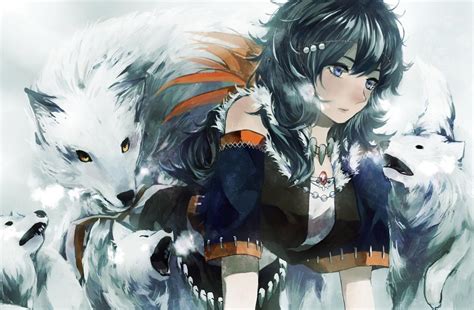 Anime Wolves With Wings Wallpapers Wallpaper Cave