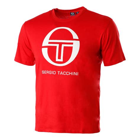 Buy Sergio Tacchini Iberis T Shirt Men Red White Online Tennis Point Uk