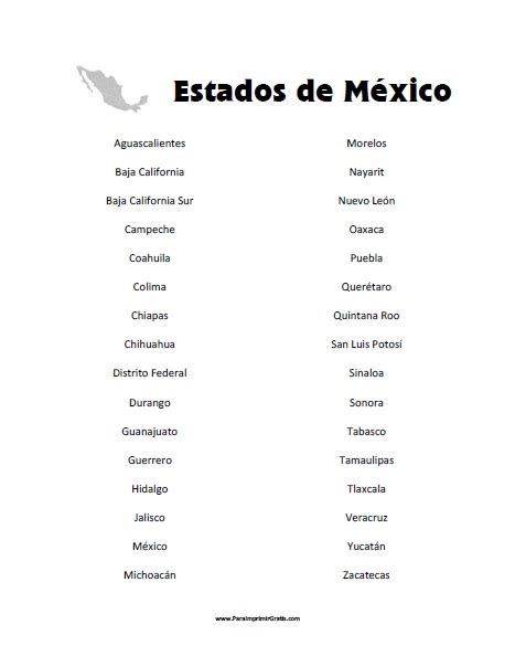Estados De Mexico Lista Hot Sex Picture