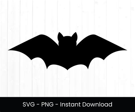 Bat Svg For Cricut Bat Svg For Commercial Use Cut File Etsy Uk