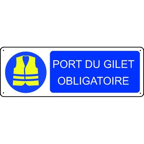 Panneau Port Du Gilet Obligatoire Stocksignes