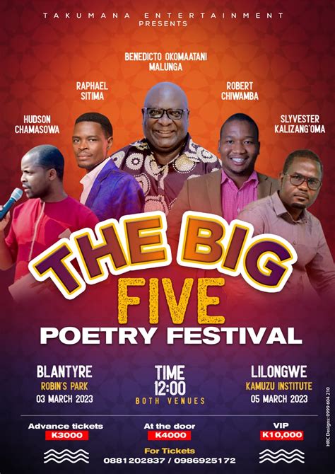 The Big Five Poetry Festival